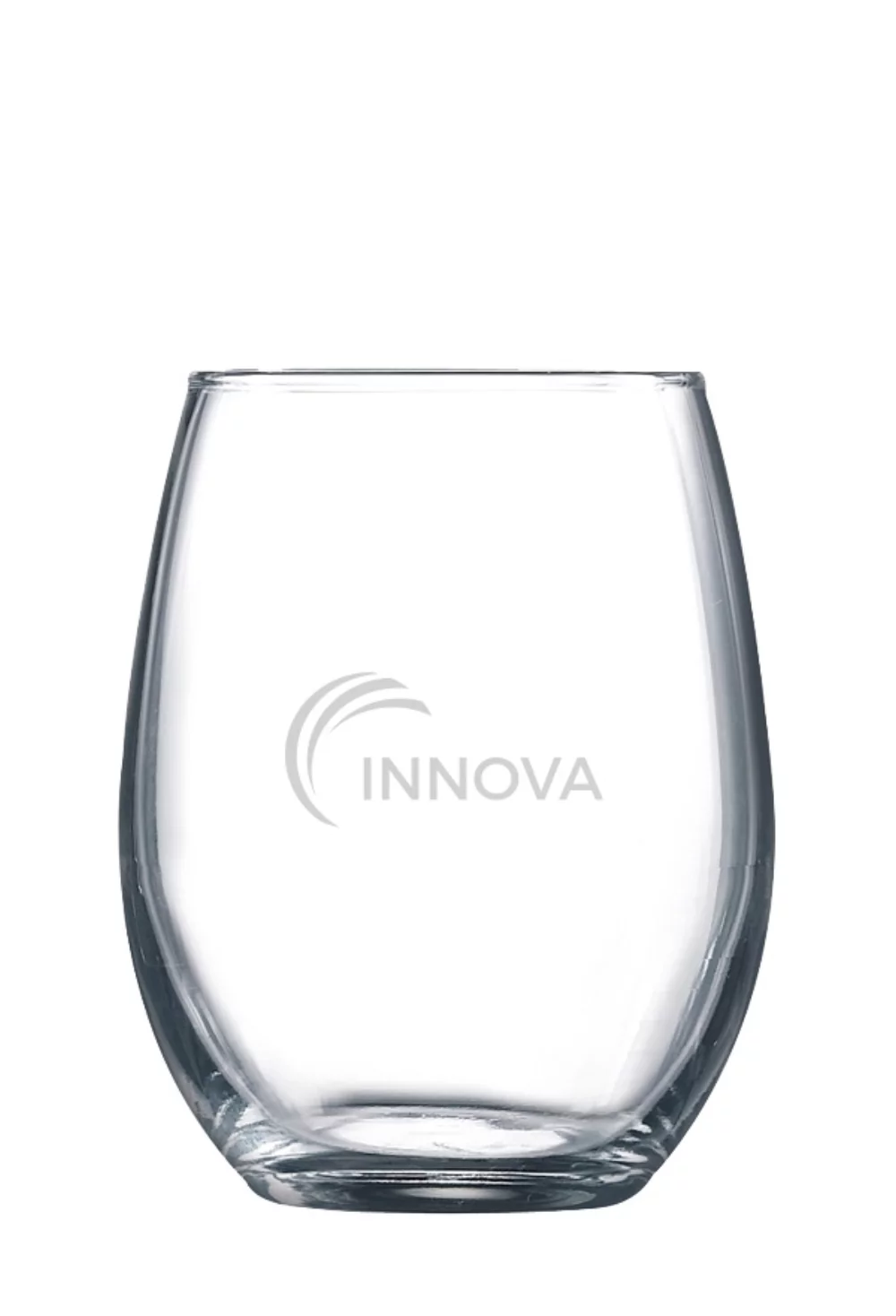 Verre à vin mini sans pied en verre transparent de 5,5 oz.