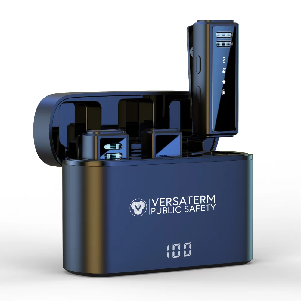 Microphone cravate sans fil 2 pièces