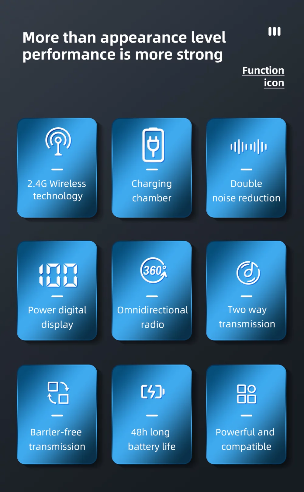 Microphone cravate sans fil 2 pièces