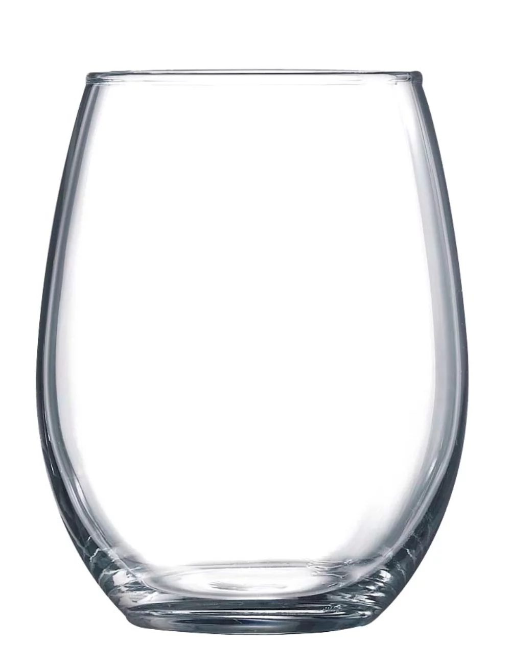 Verre à vin sans pied de 15 oz pour 2 personnes dans une boîte Mystique