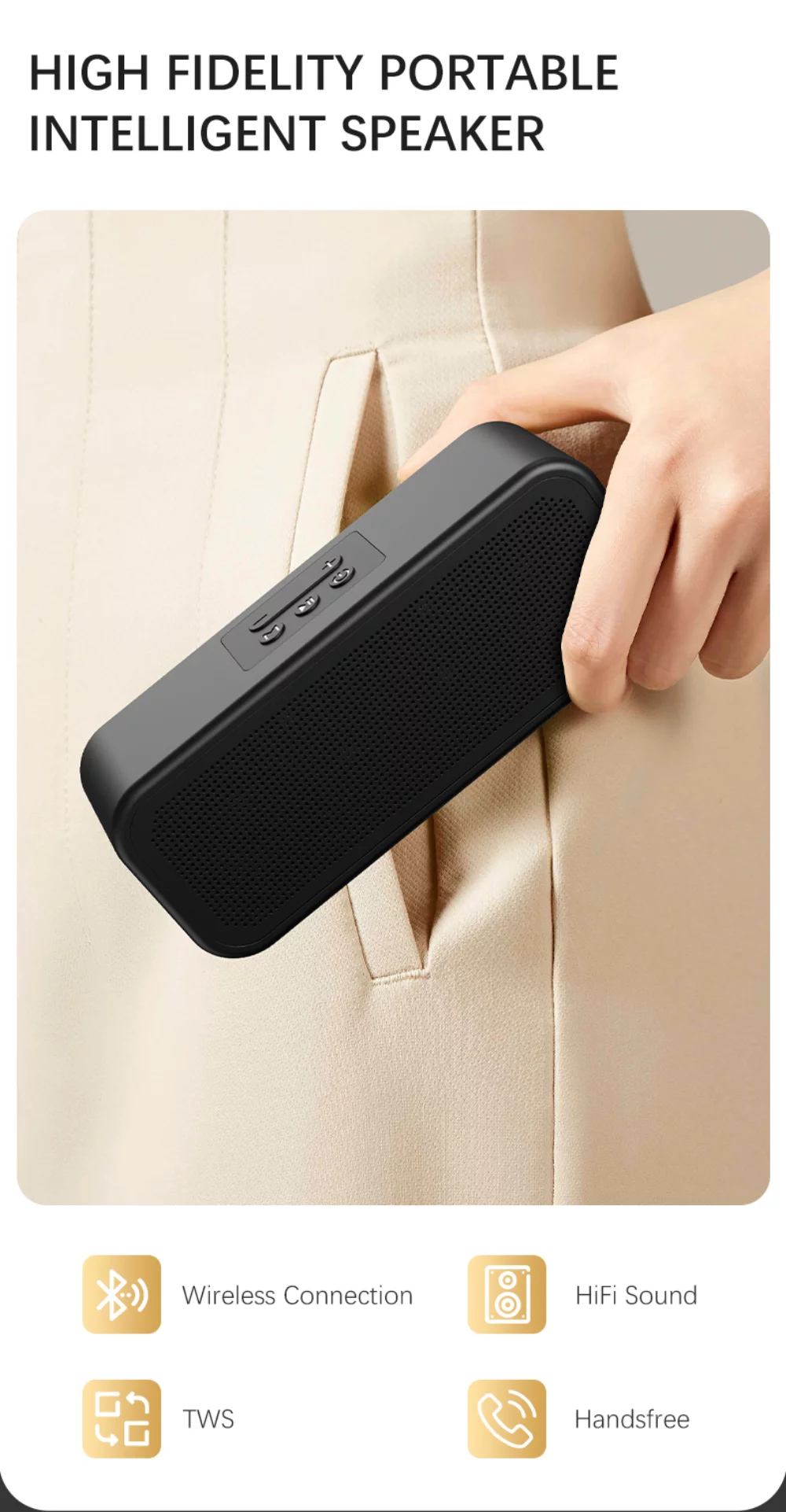 Bluetooth Speaker 5W Waterproof