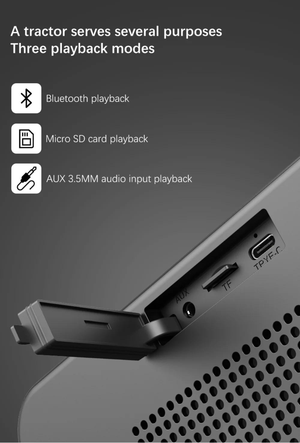 Bluetooth Speaker 5W Waterproof