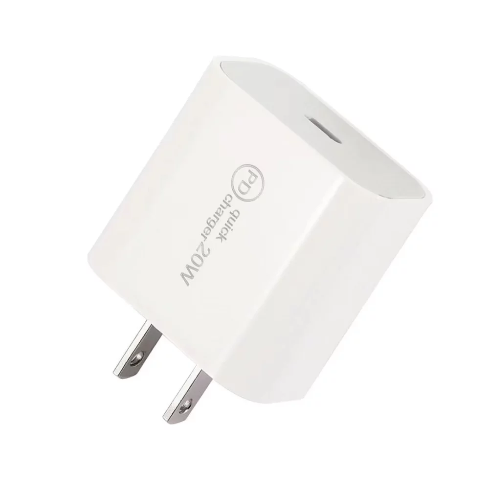 Chargeur mural PD 20W + kit de câble de charge rapide 6 en 1