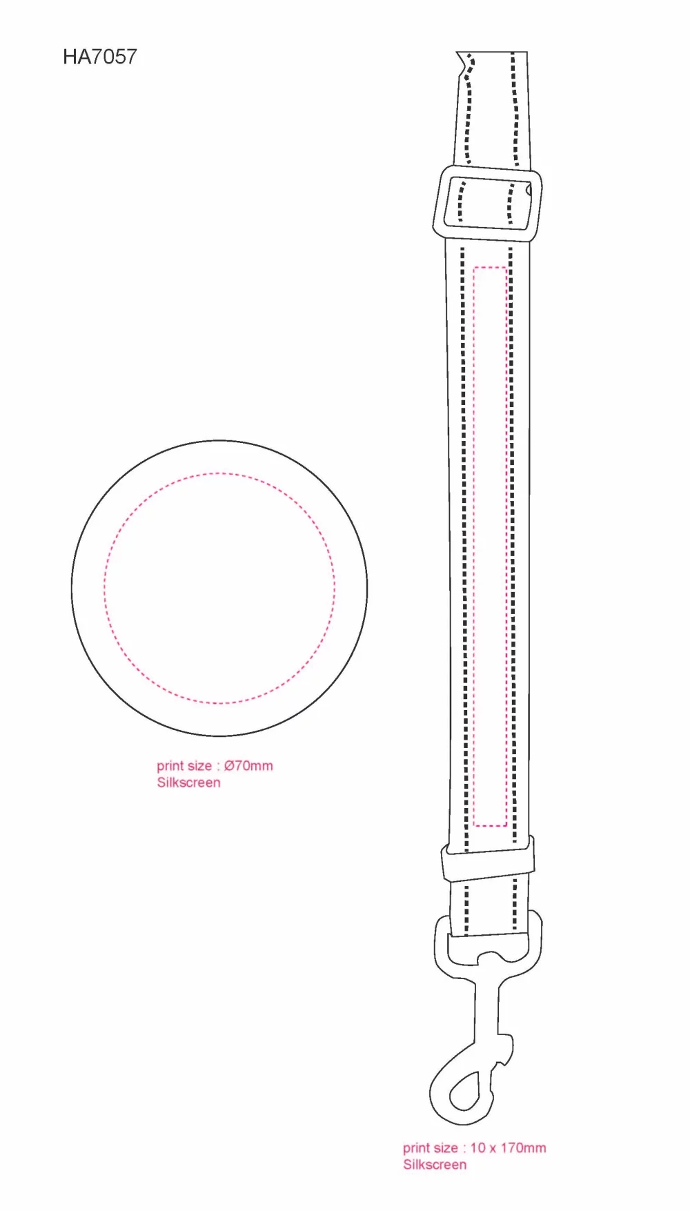 DOG SEAT BELT w/Bowl