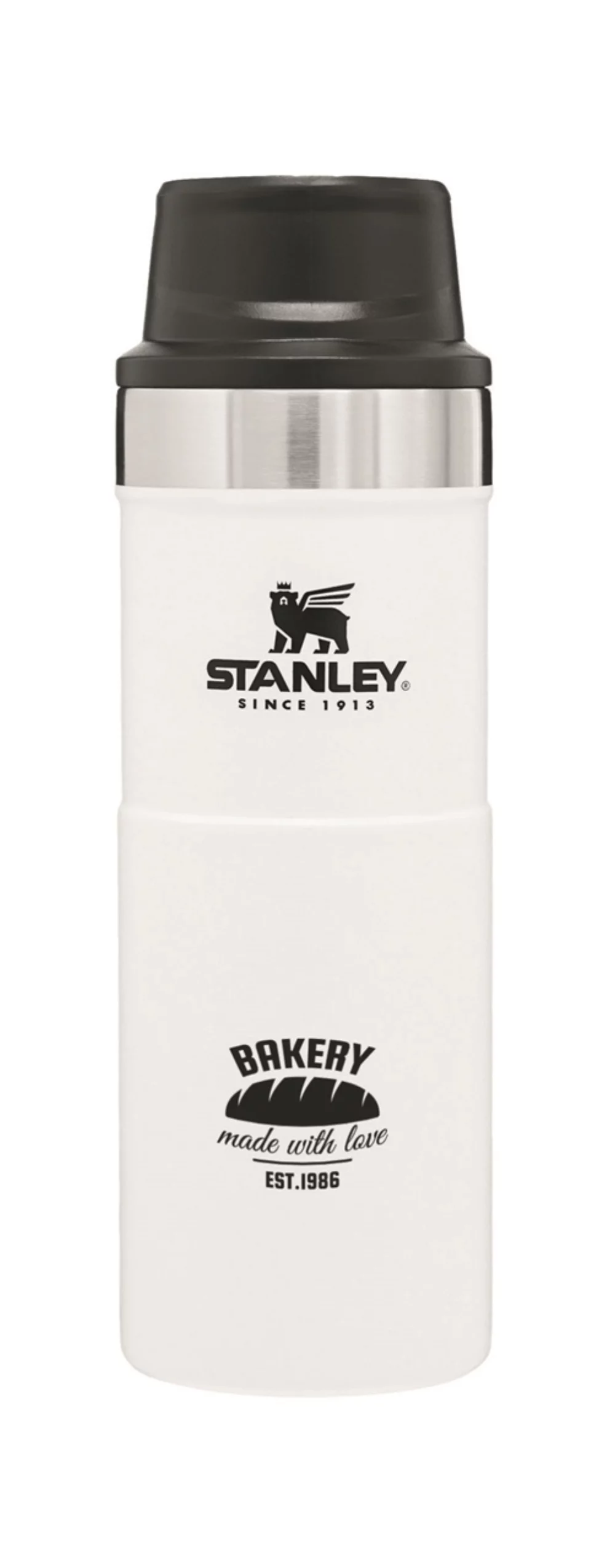 Stanley® Classic Trigger-Action travel mug 16oz white