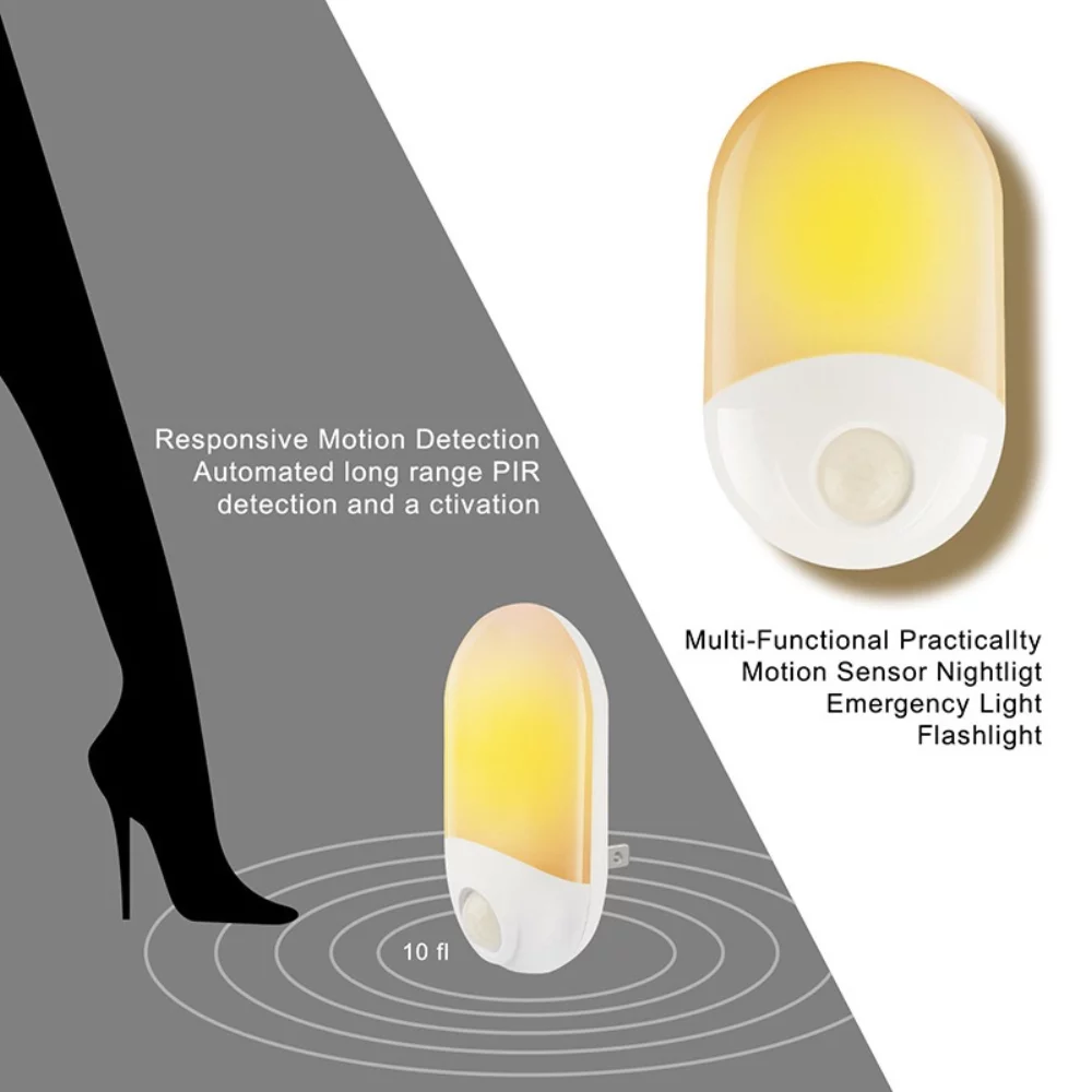 Motion Sensor Plug in Light