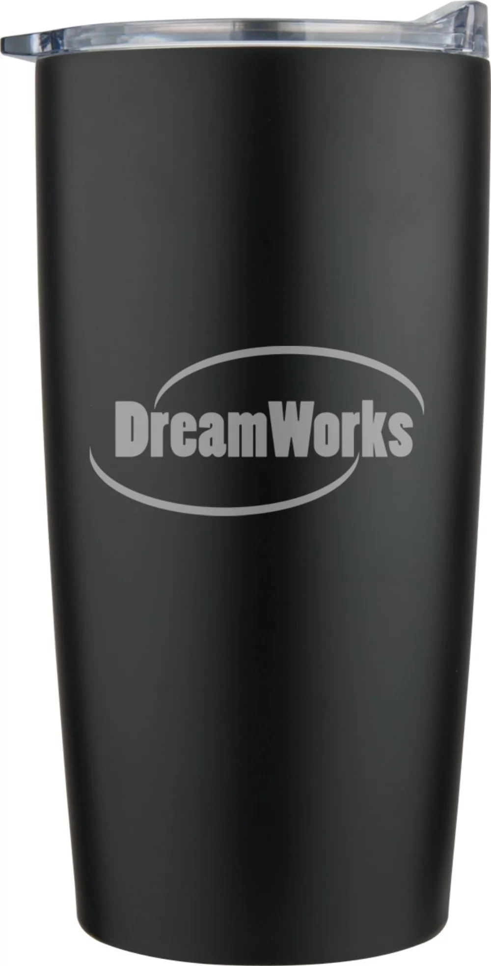 Tasse de voyage en acier inoxydable à double paroi sous vide de 20 oz Airdrie, noir brillant.