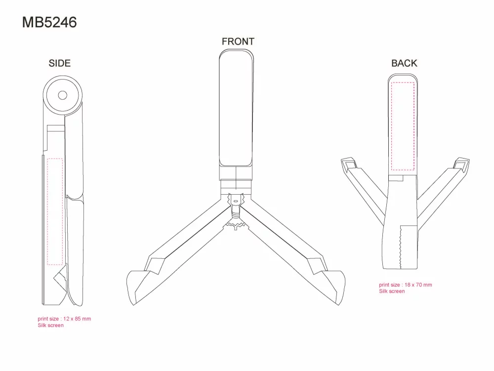 Support pour tablette/mobile FLIP