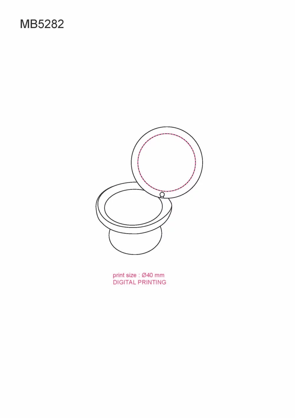 Support de téléphone pop-up avec miroir