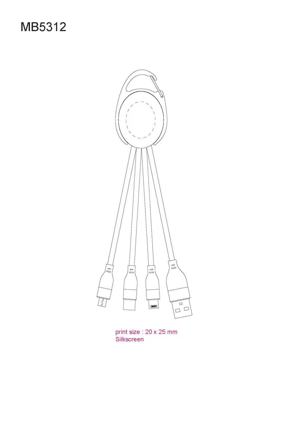 3 In 1 Aluminum Alloy Multifunction Cable