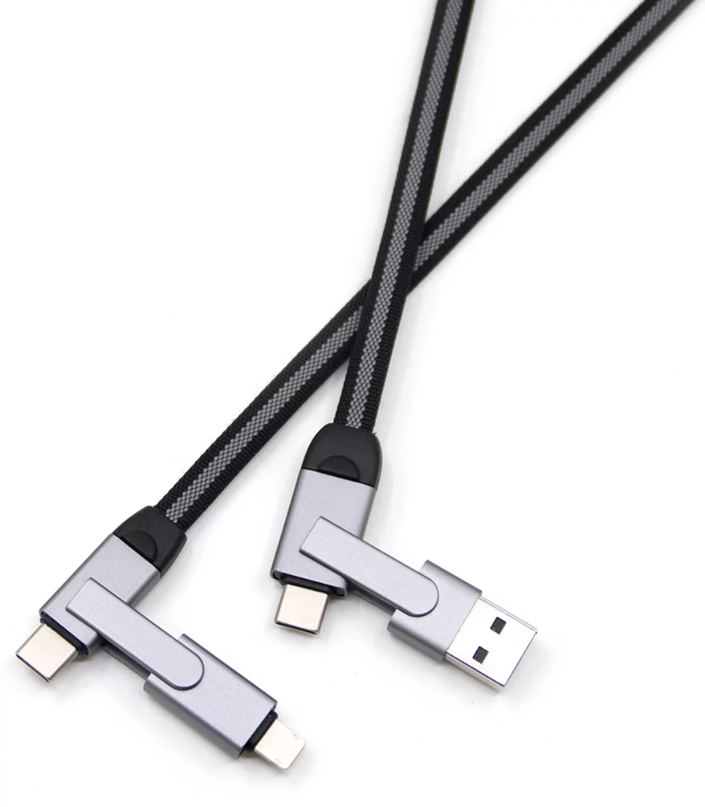 6 In 1 Aluminum Alloy 3A Fast Charge Cable