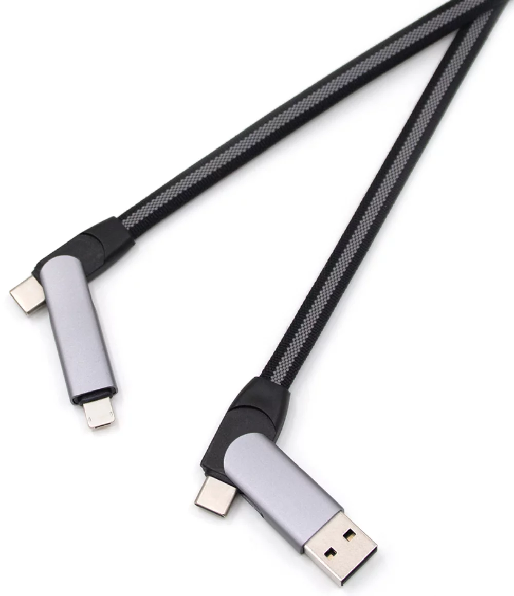 6 In 1 Aluminum Alloy 3a Fast Charge Cable
