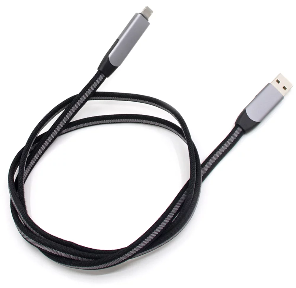 Câble de charge rapide 3A en alliage d'aluminium 6 en 1
