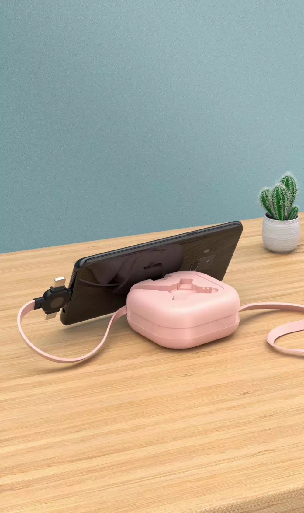 3-1 Fast Charge Data Cable w/ Stand