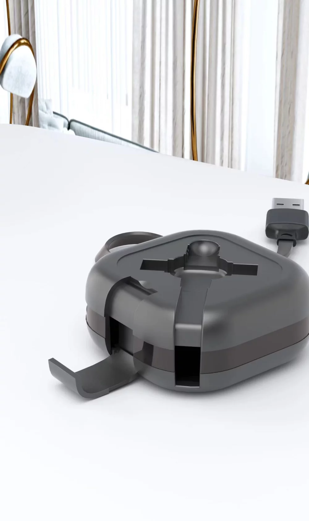 Câble de données de charge rapide 3 en 1 avec support