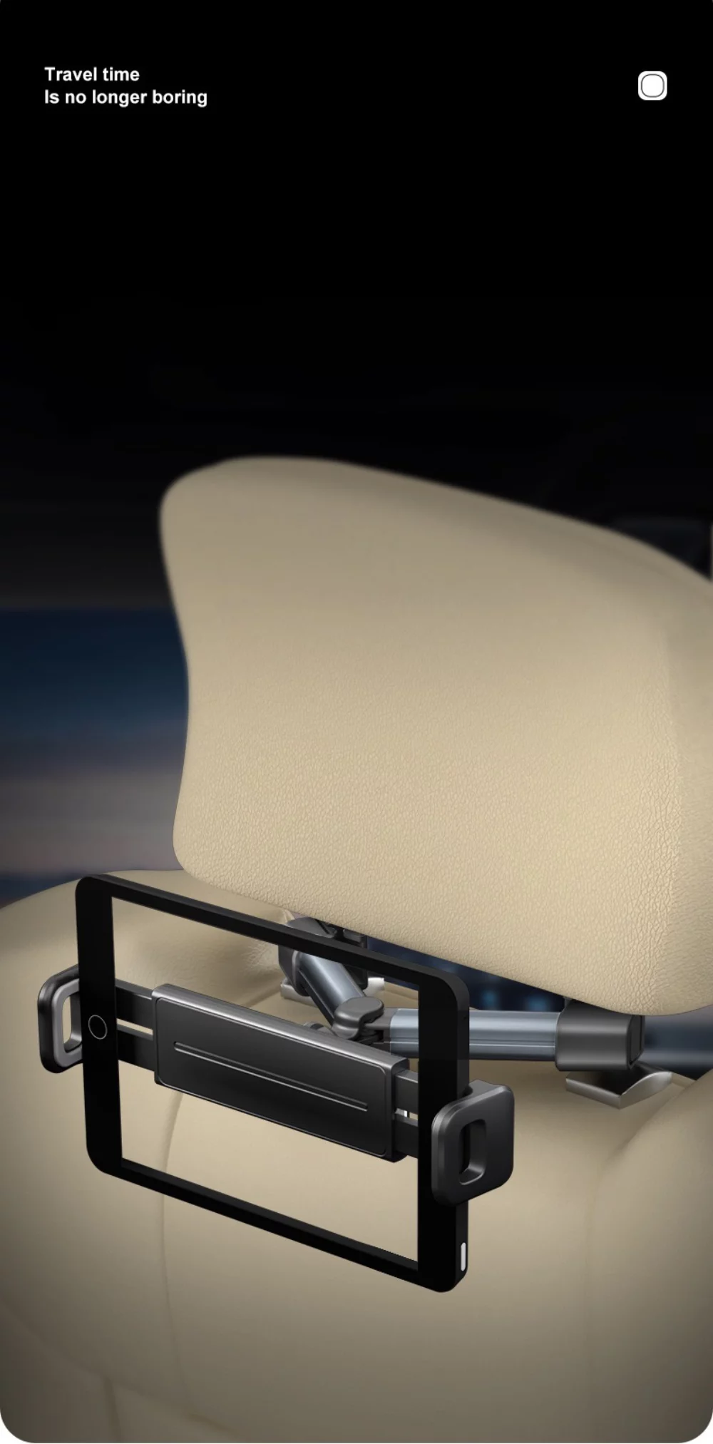 Car Headrest Mount Tablet/Ipad/Mobile Holder