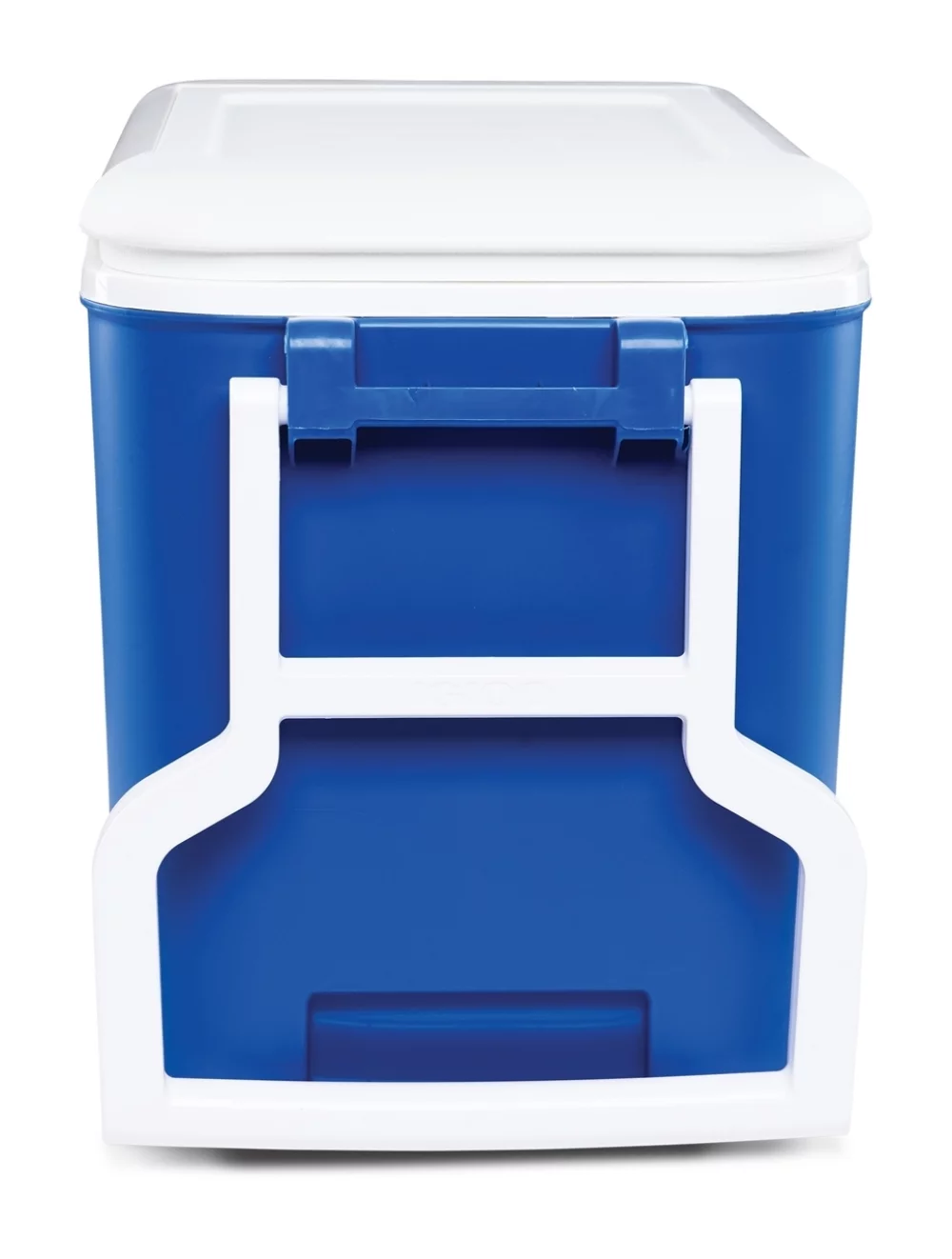 Glacière Igloo Wheelie Cool 38qt sur roues bleue