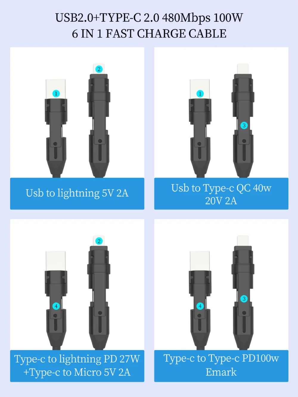 6-1 Cable PD 240W