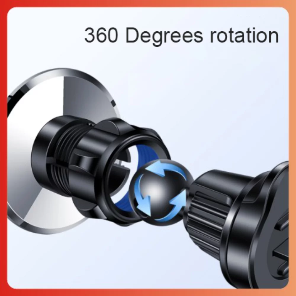 Support de téléphone magnétique pour grille de ventilation de voiture