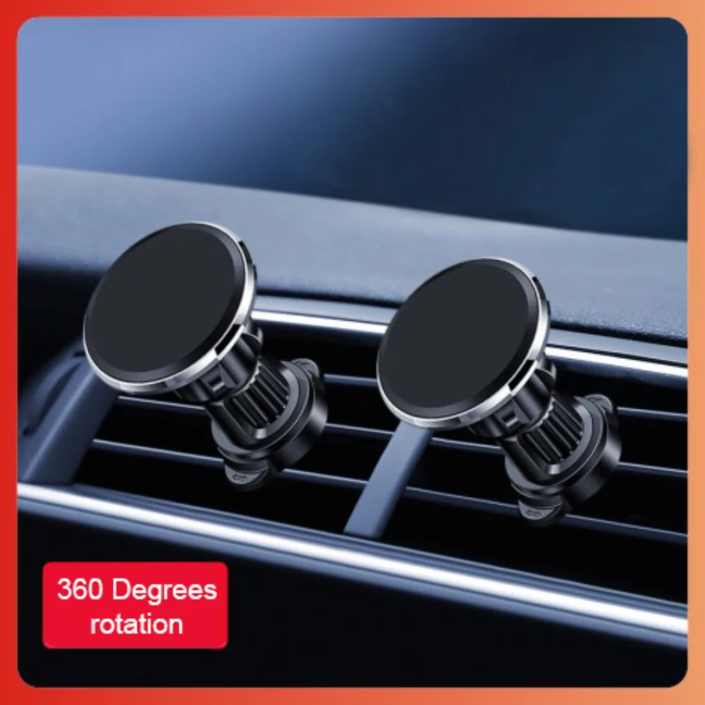 Support de téléphone magnétique pour grille de ventilation de voiture