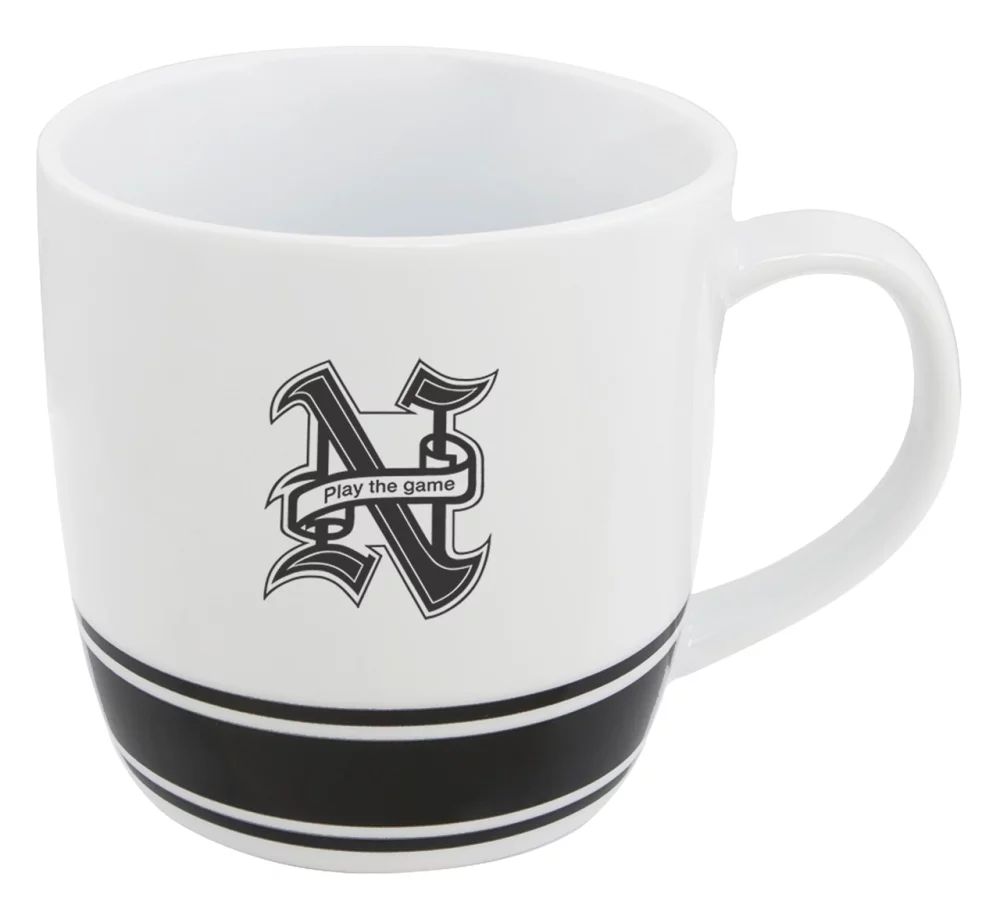 UN 13oz 2tone white/black mug
