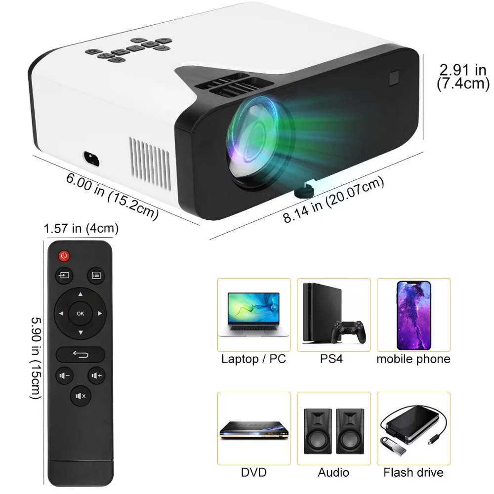 Projecteur WIFI 1080P
