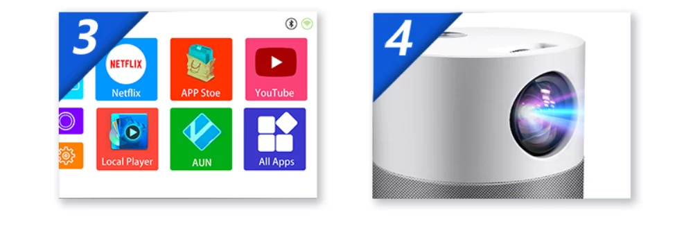 Bluetooth WIFI Projector