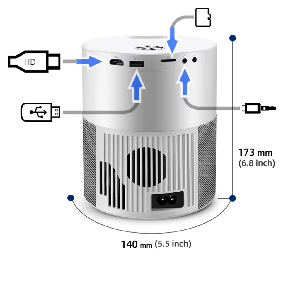 Bluetooth WIFI Projector