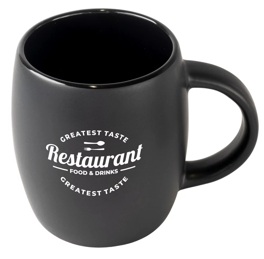 Pipa 14oz 2tone black/black mug in Ripple gift box