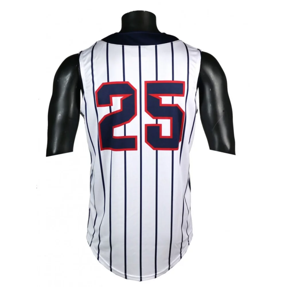 Dinger Full Button Sleeveless Shirt