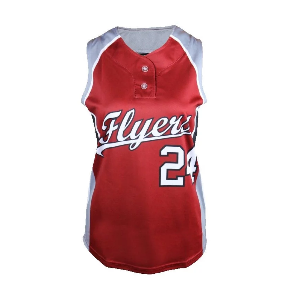 Ace 2-Button Sleeveless Jersey