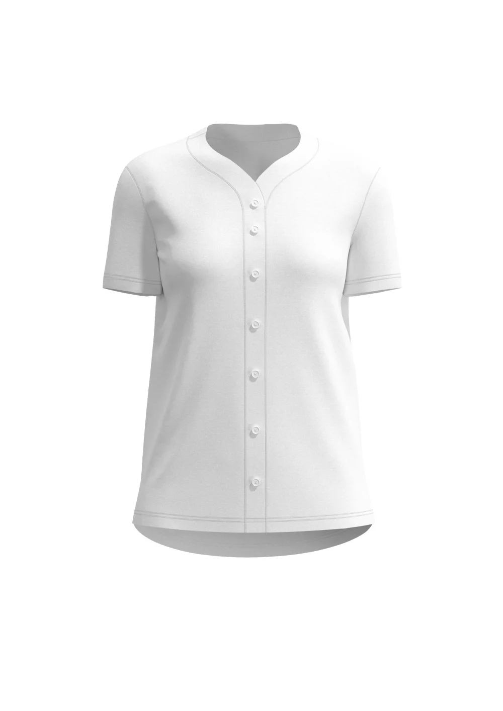Ace Full Button Short Sleeve Jersey