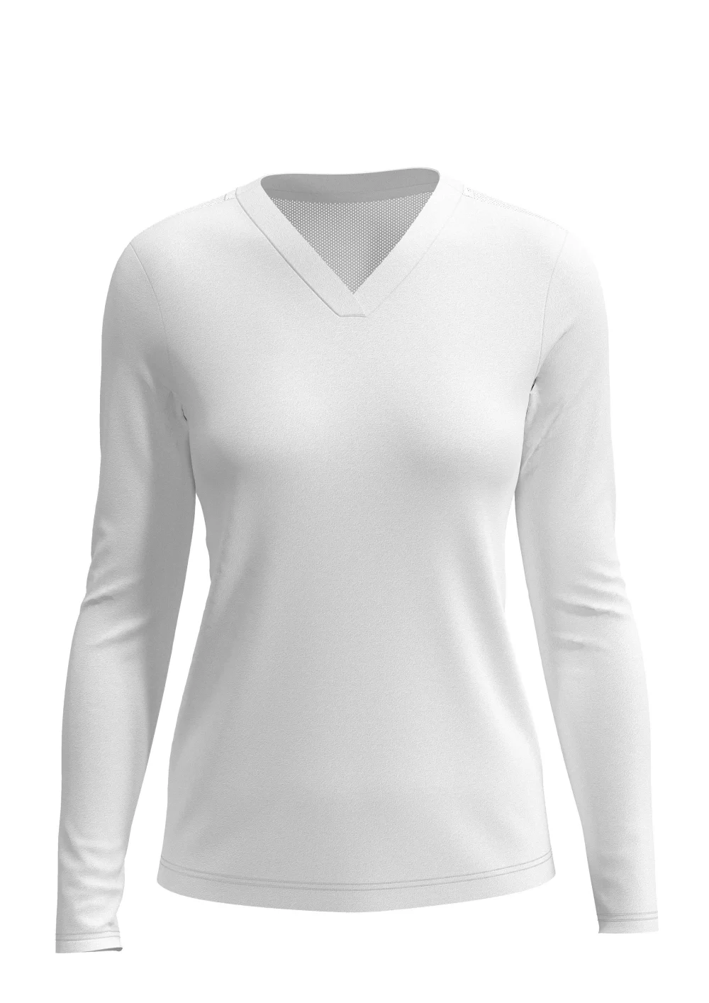 Chemise à manches longues extensible