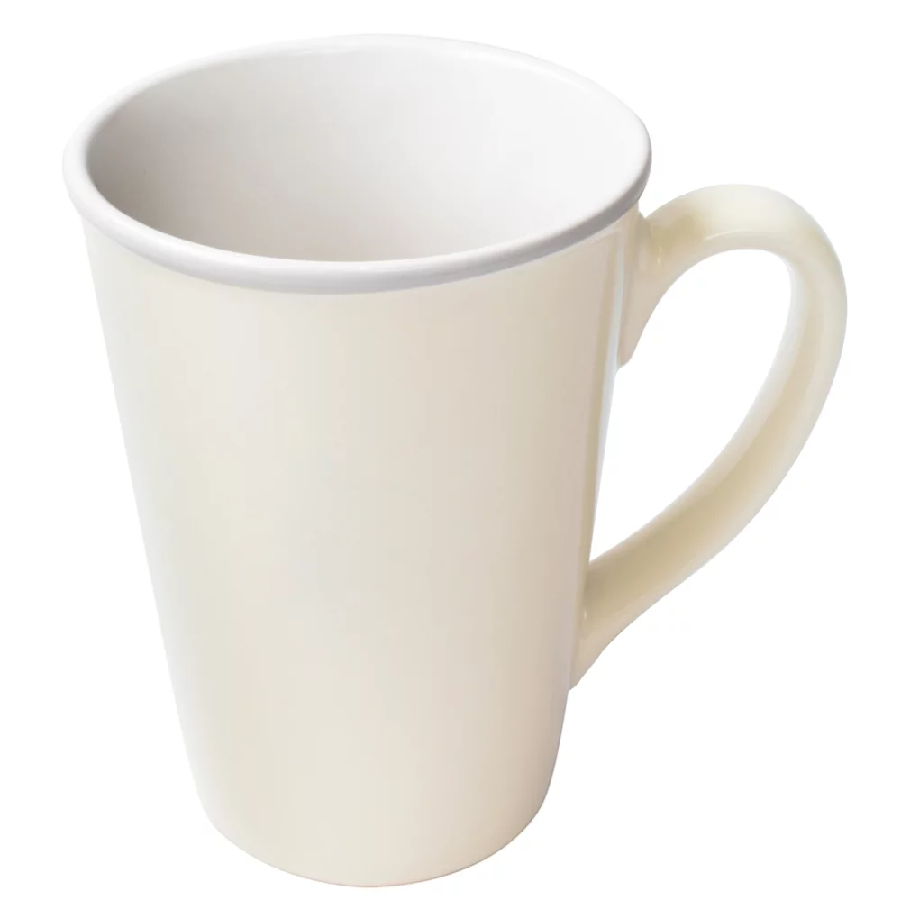 Tasse Dun Raven 15oz bicolore naturel/blanc