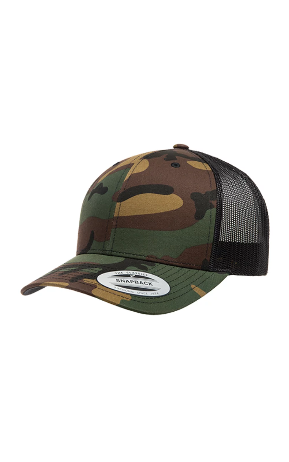 Casquette de camionneur rétro Yupoong - Camouflage