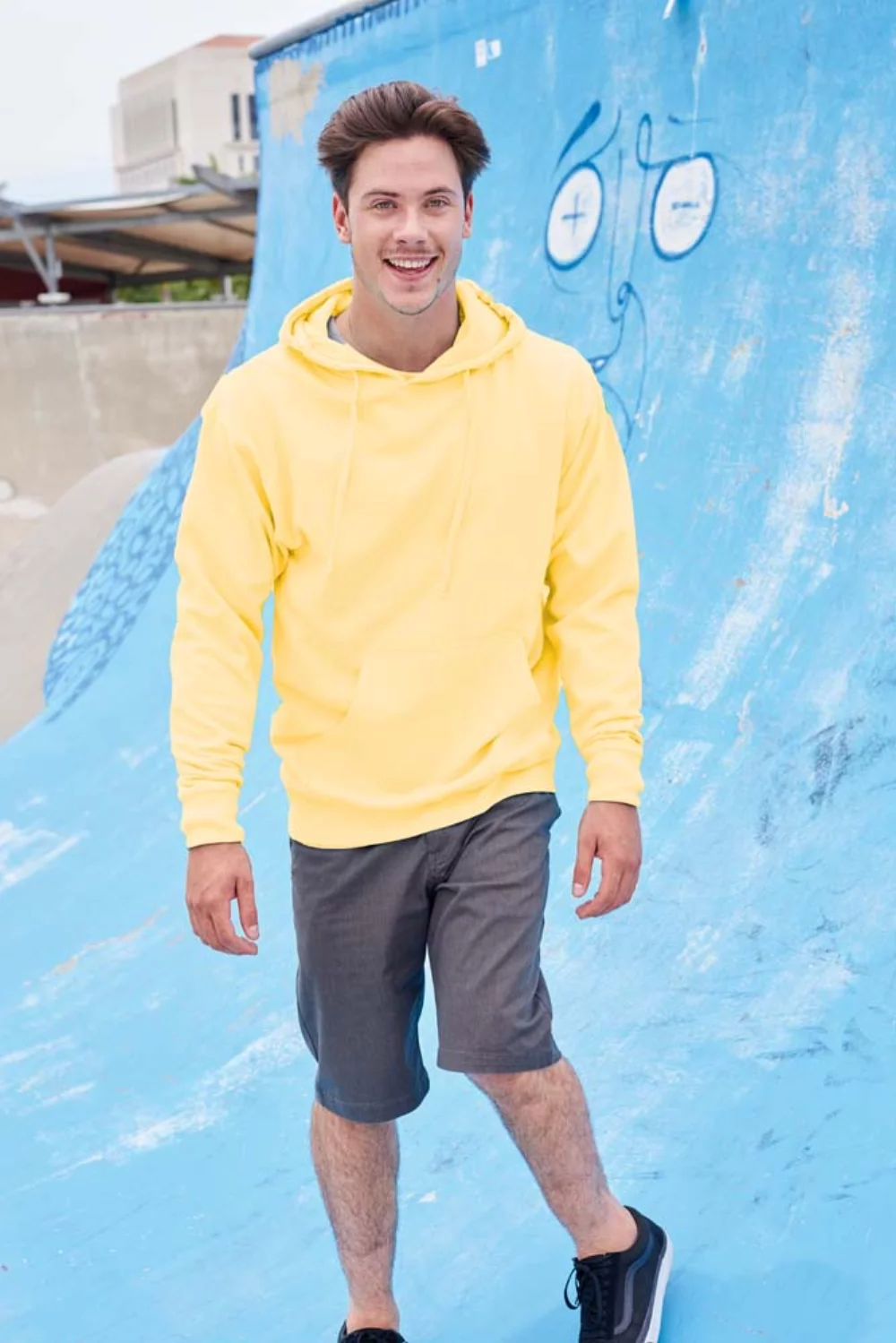 Independent adult midweight hooded sweatshirt