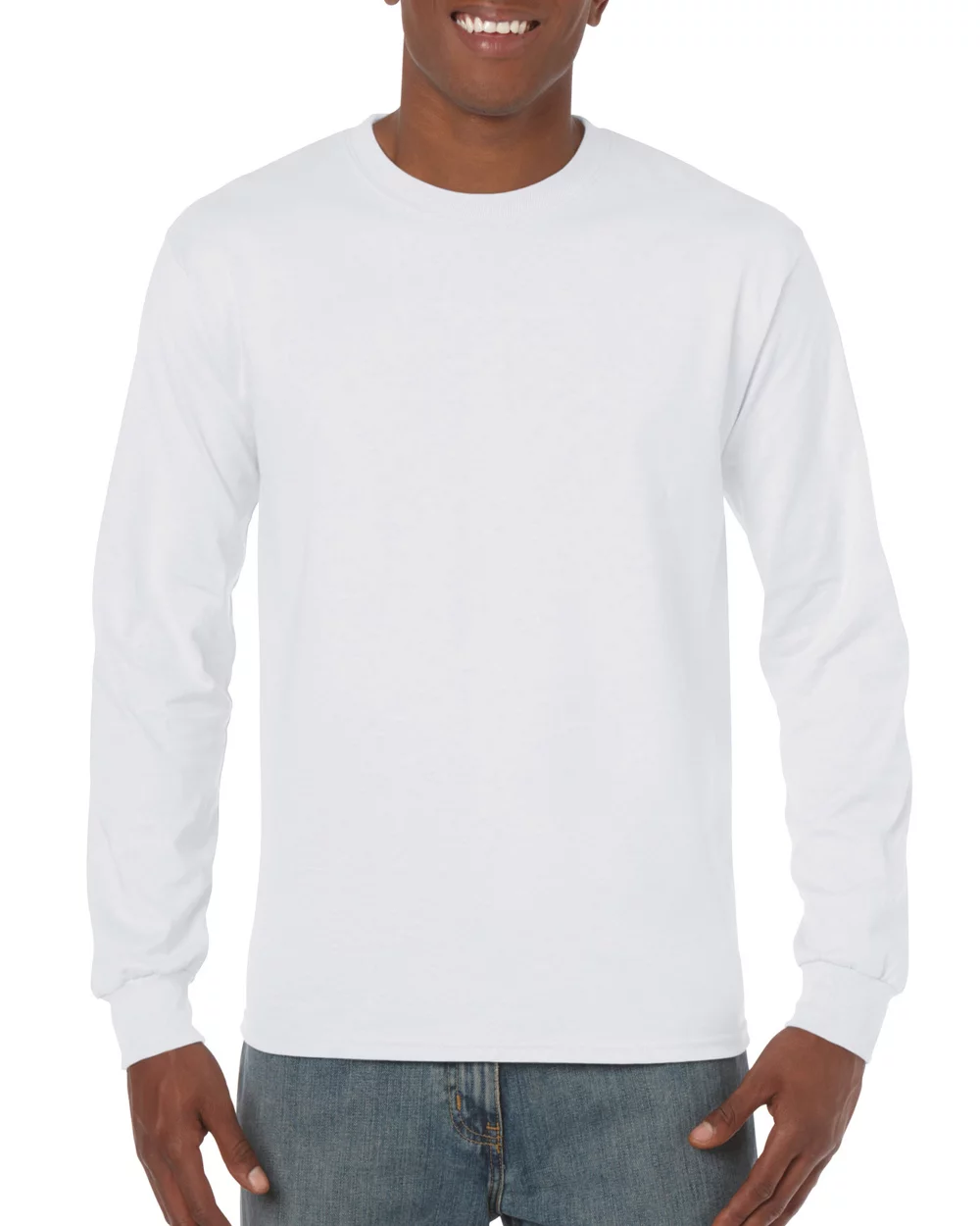 T-shirt à manches longues en coton lourd Gildan®