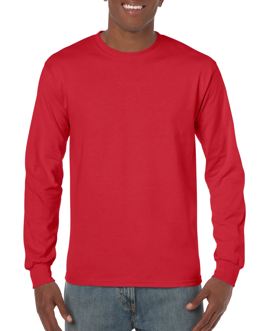 T-shirt à manches longues en coton lourd Gildan®