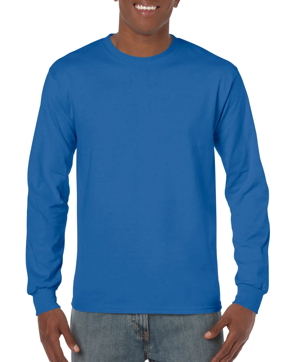 T-shirt à manches longues en coton lourd Gildan®
