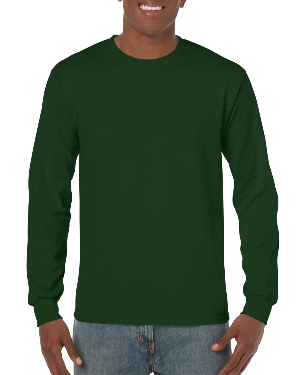 T-shirt à manches longues en coton lourd Gildan®