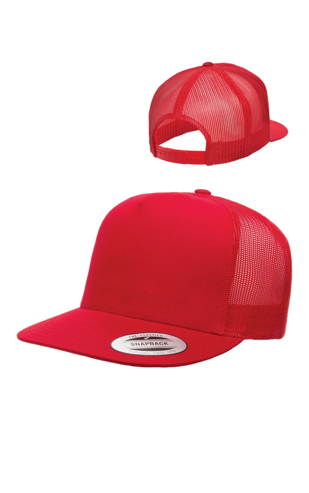 Yupoong By Flexfit® Five Panel Classic Mesh Trucker Cap