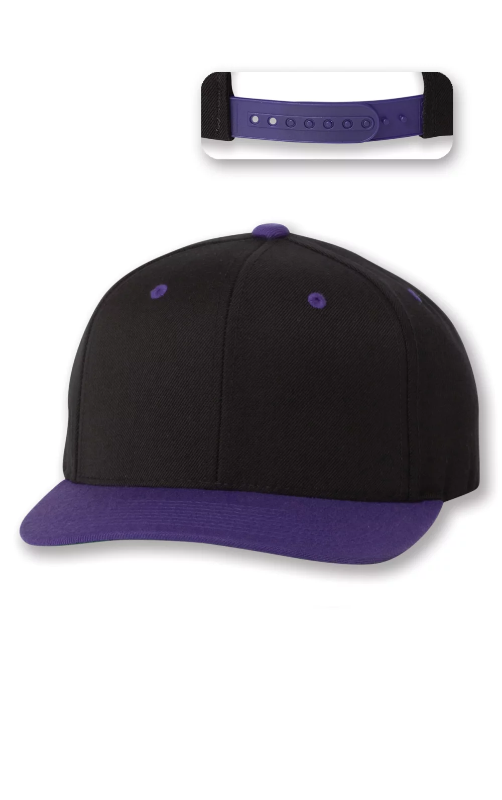 Casquette snapback à visière plate Yupoong by Flexfit®