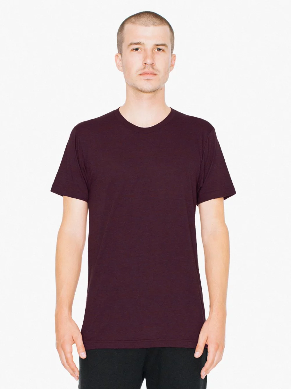T-shirt de course unisexe en mélange triblend American Apparel®