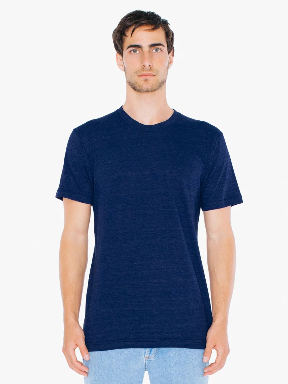 T-shirt de course unisexe en mélange triblend American Apparel®