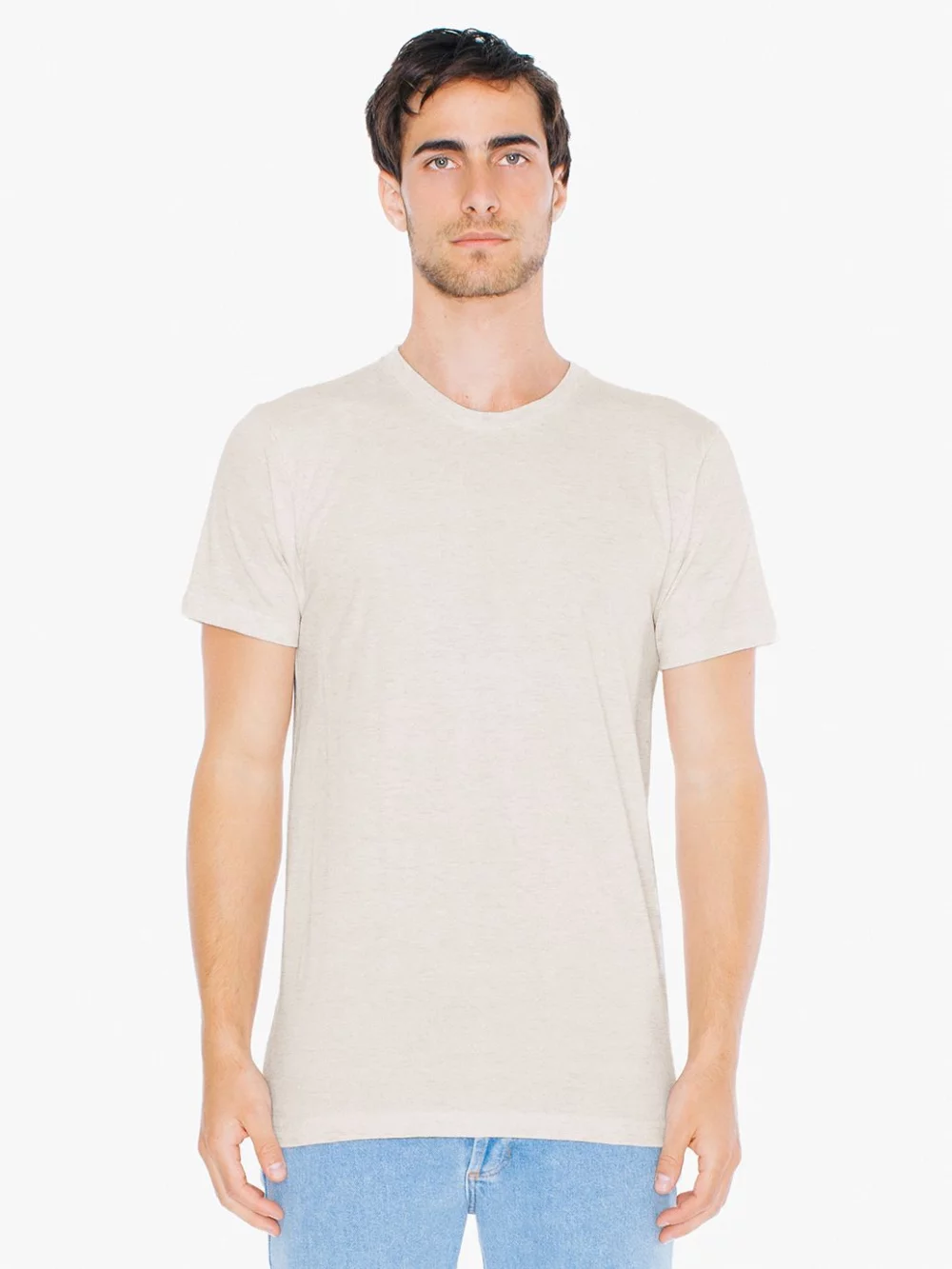 T-shirt de course unisexe en mélange triblend American Apparel®