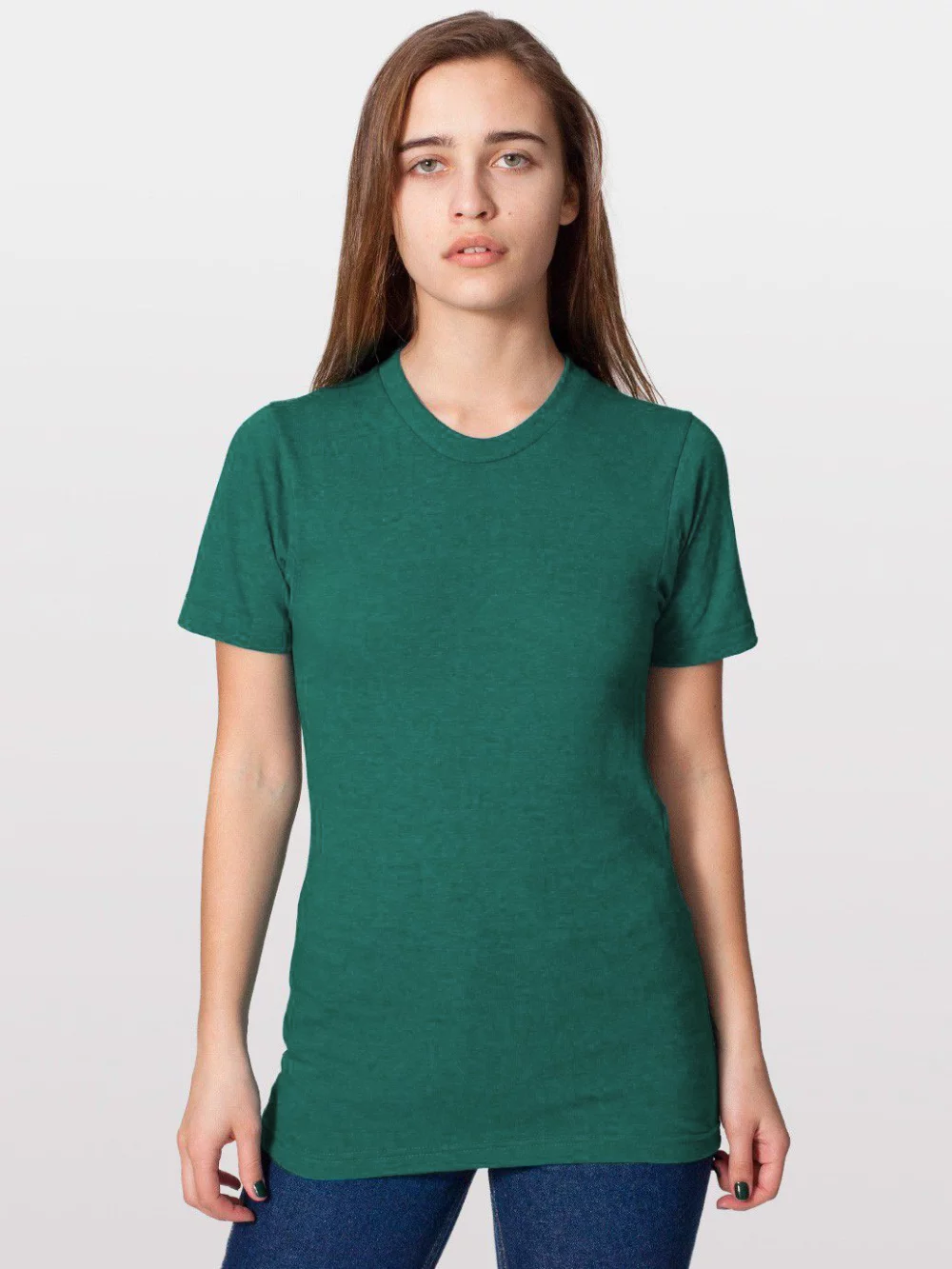 T-shirt de course unisexe en mélange triblend American Apparel®