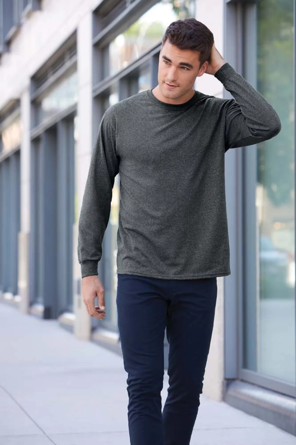 Gildan - T-shirt à manches longues DryBlend® 50/50