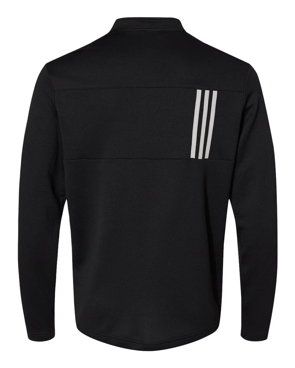 Adidas - 3-Stripes Double Knit Quarter-Zip Pullover