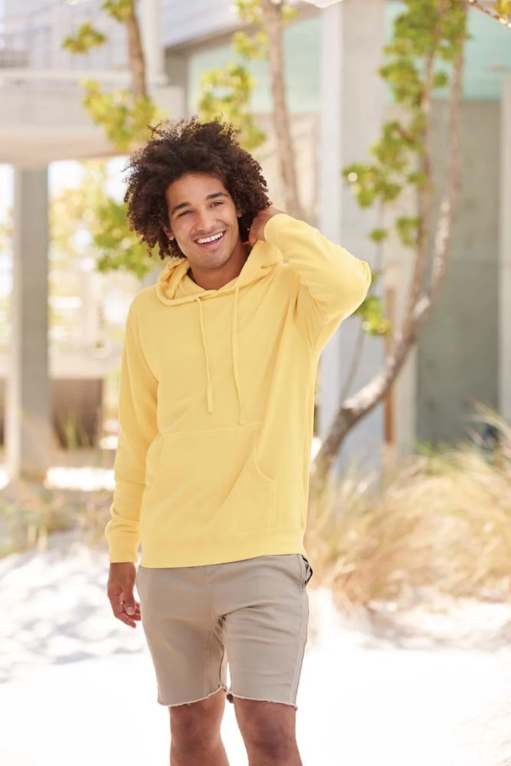 Independent Trading Co. Unisex Midweight Pigment-Dyed Hooded Sweatshirt