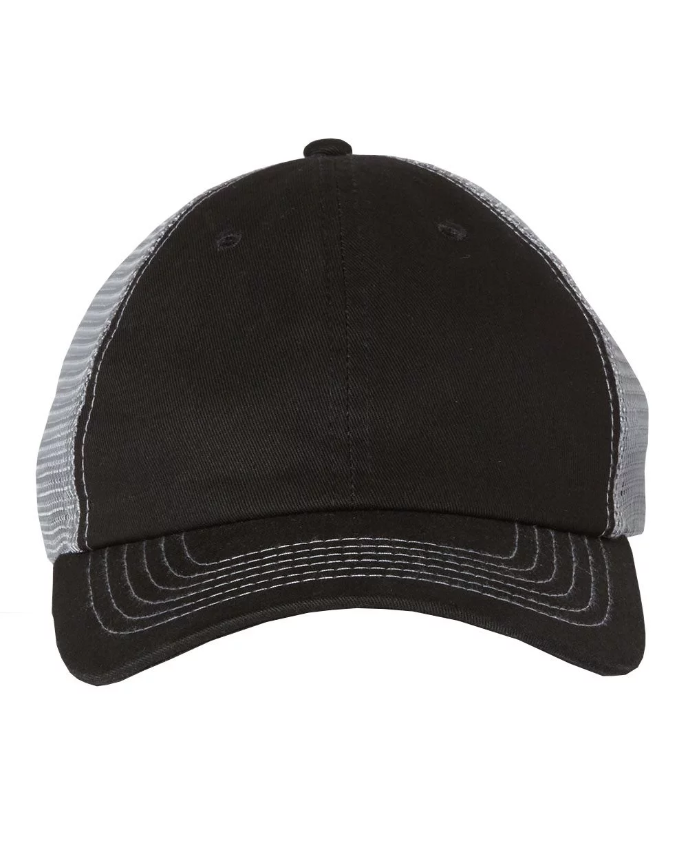 Casquette SPORTSMAN en maille avec surpiqûres contrastantes